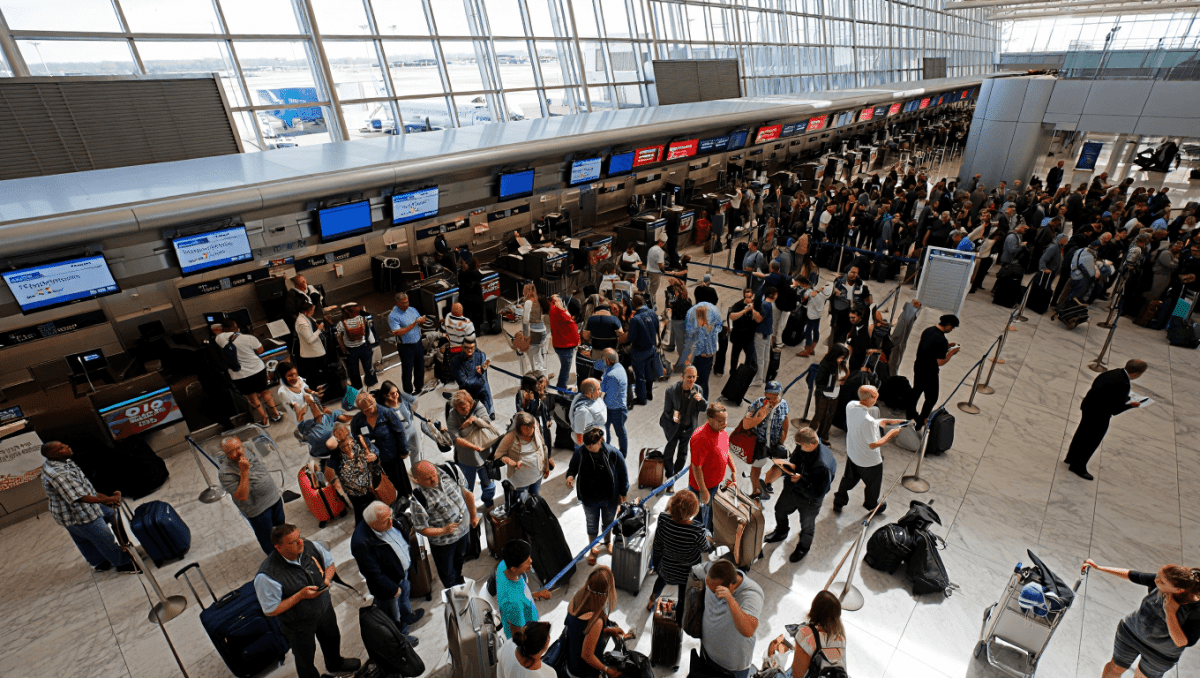 Flight cancellations set a record Sunday. Monday might be worse