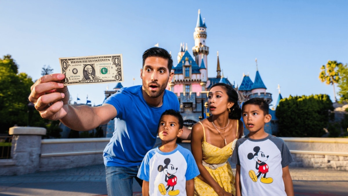 Disneyland admission was $1 on opening day in 1955. See how Disney park prices have skyrocketed since.