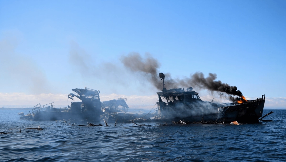 
      US military says it killed 11 people in strikes on three alleged drug boats
    