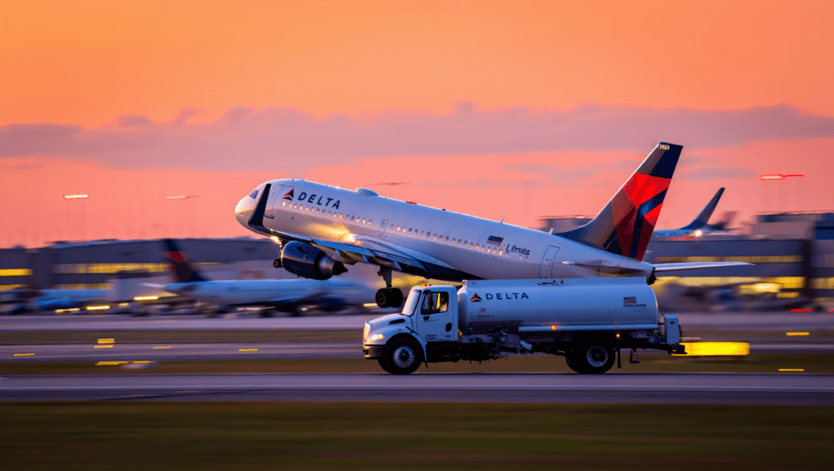 Delta Air Lines posts a record quarter even as jet fuel costs rise