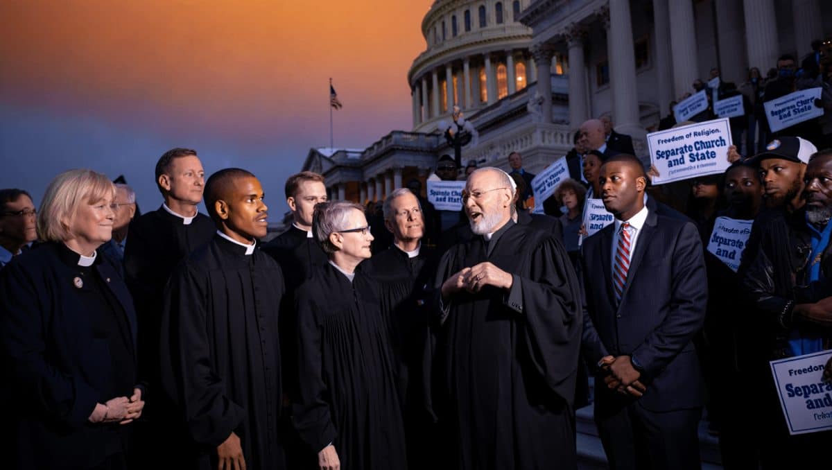 Trump has chipped away at the long-standing wall between church and state. It’s just the beginning