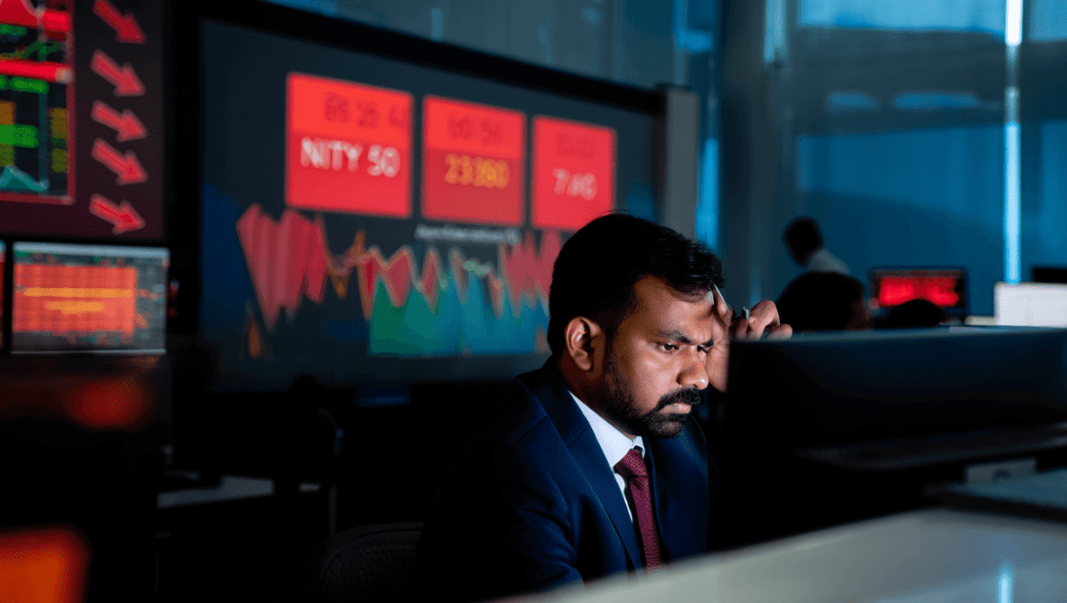 Nifty 50 falls to 23,722 as Indian market extends losses, down 1.5% in 2 days
