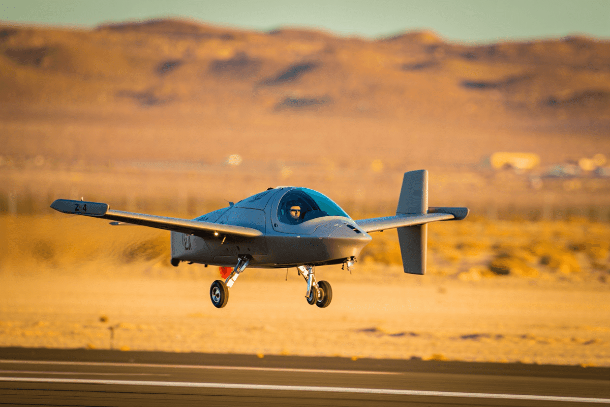 DARPA's XRQ-73 SHEPARD completes first hybrid-electric flight at Edwards Air Force Base