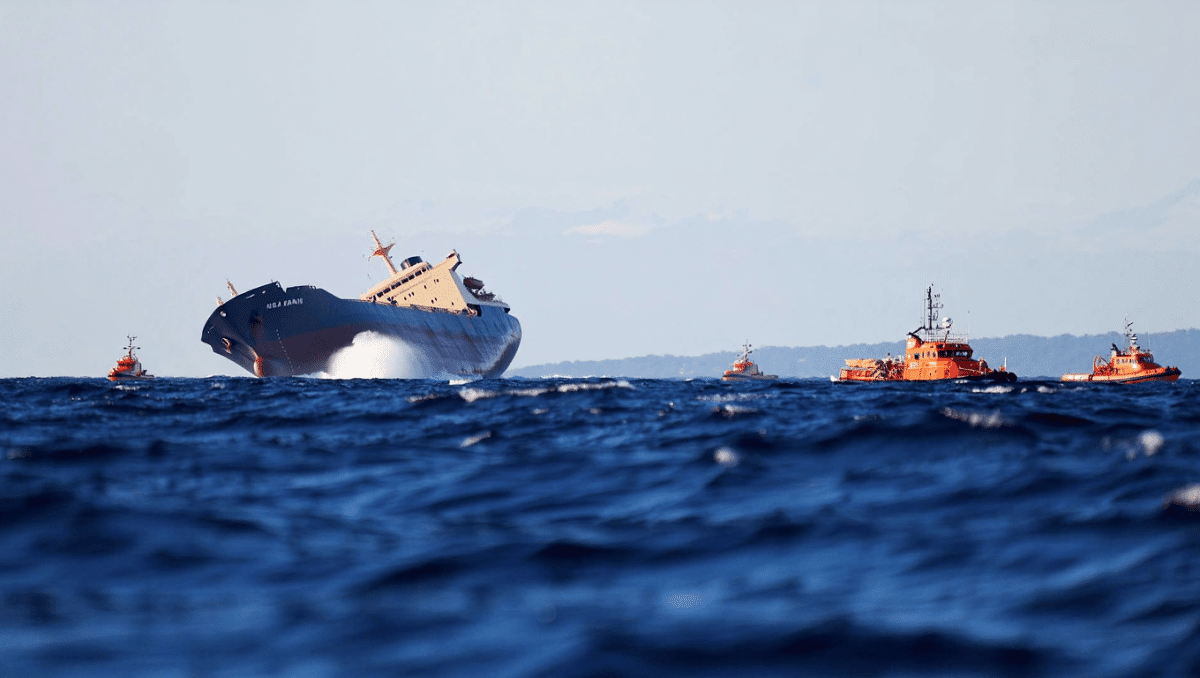 Russian ship Ursa Major sinks off Spain after explosions, reportedly carrying nuclear reactors for North Korea