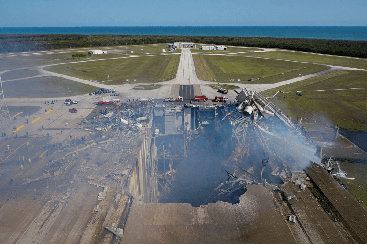 Explosion at Cape Canaveral, Florida destroys Blue Origin New Glenn rocket