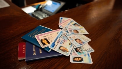 an illustration of a passport