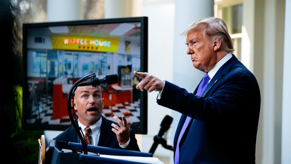 
      ‘Was he kidding?’ Trump reacts to FEMA official’s claim he teleported to Waffle House
    