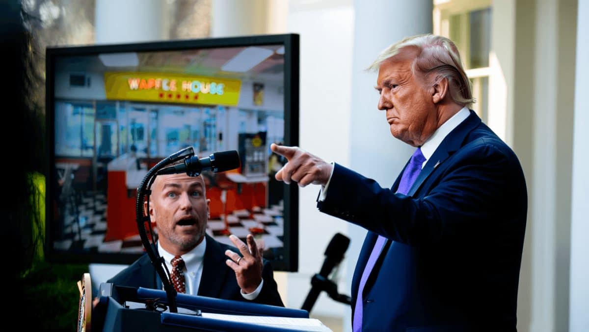 ‘Was he kidding?’ Trump reacts to FEMA official’s claim he teleported to Waffle House