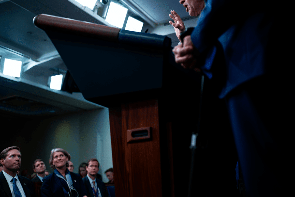 Trump interrupts Energy Secretary Chris Wright during signing ceremony