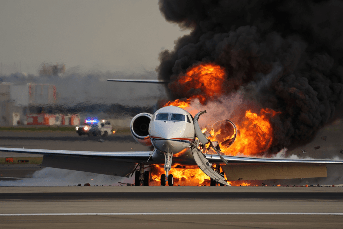 Private jet crashes during emergency landing in Dominican Republic, 2 pilots killed