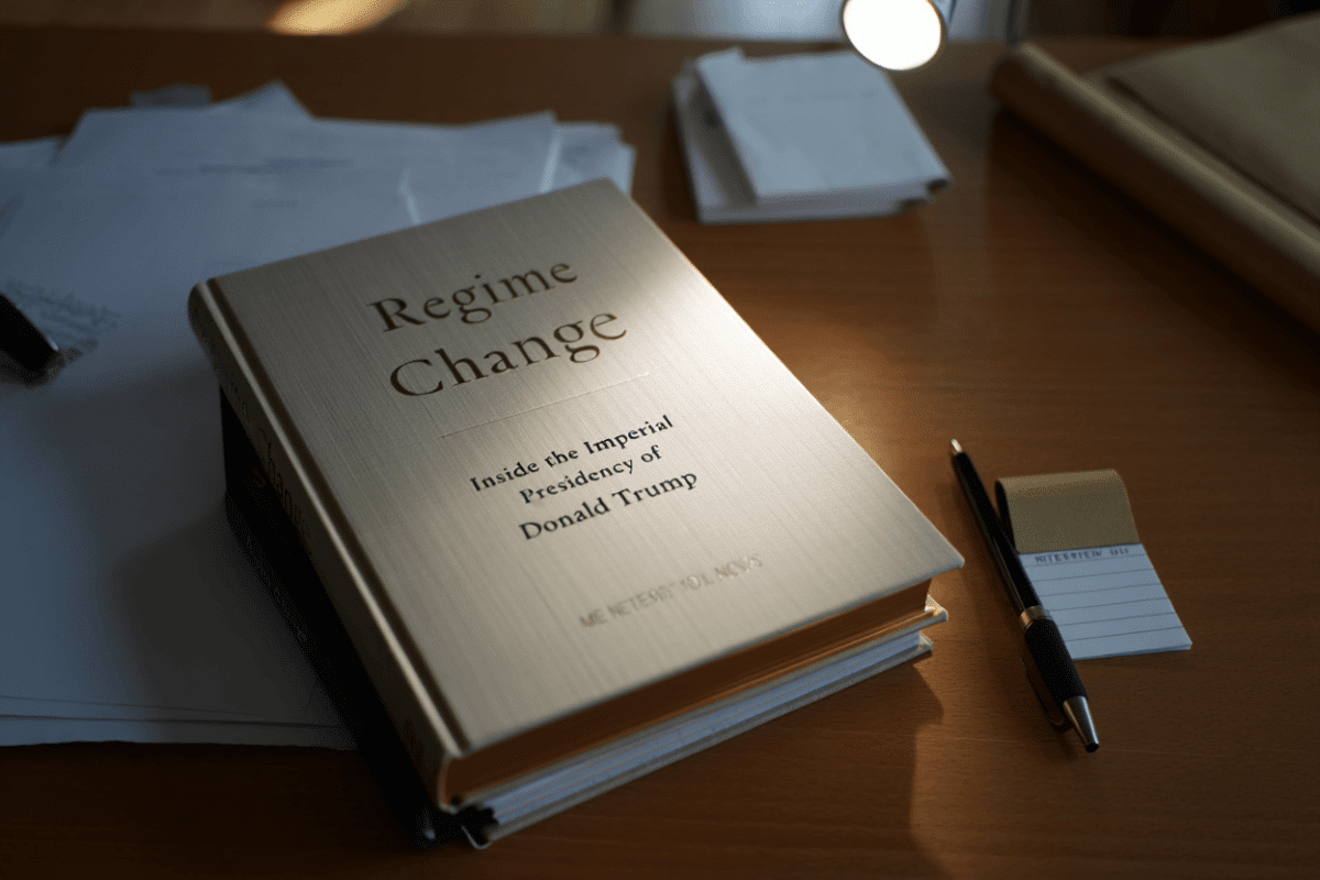 Jonathan Swan promotes 'Regime Change' book detailing Trump's second term