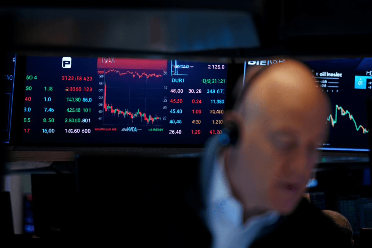 Stock market retreats as chip rally fizzles; oil falls on Iran peace hopes