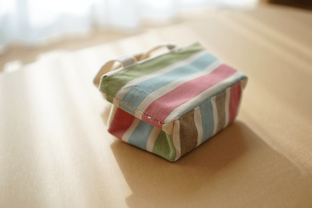 Trader Joe's striped mini tote bags arrive tomorrow for $2.99