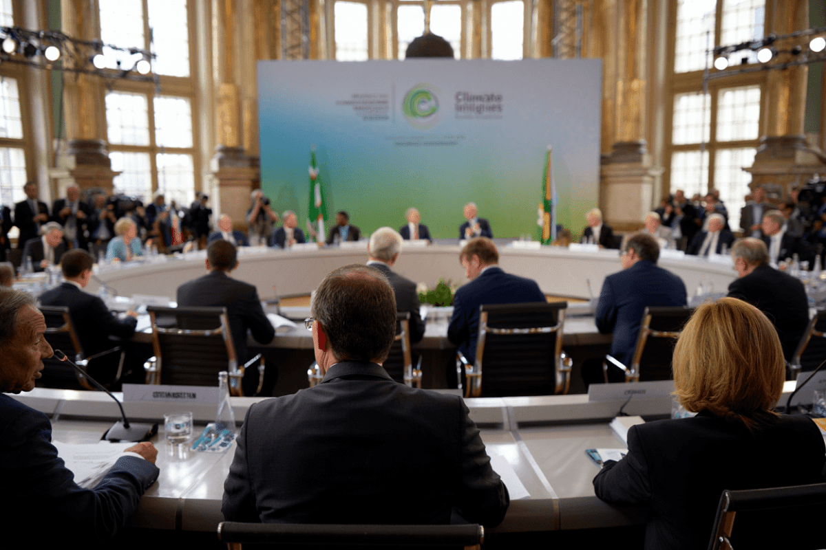 Schwarzenegger and Harris discuss climate action at Austrian World Summit in Vienna
