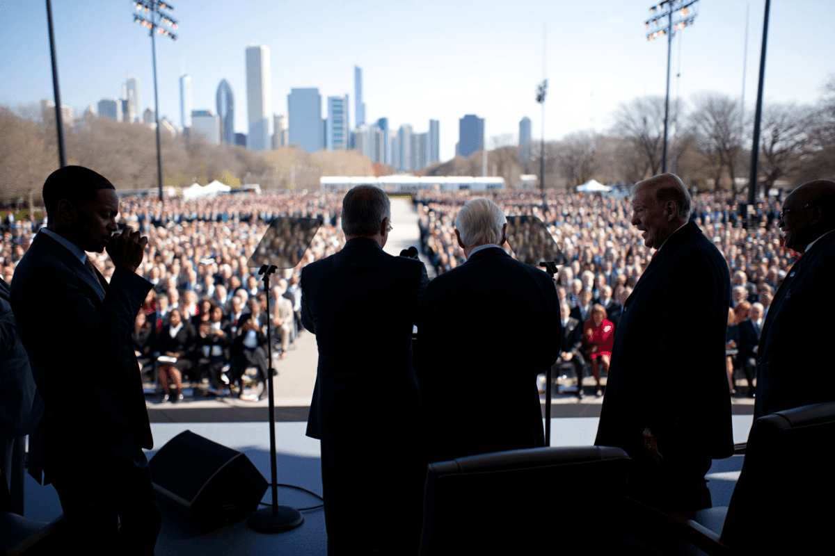 Biden attends Obama Presidential Center dedication in Chicago