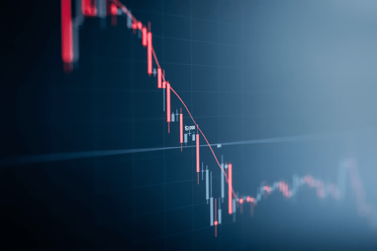 Ethereum price falls below $2,000 amid crypto market decline