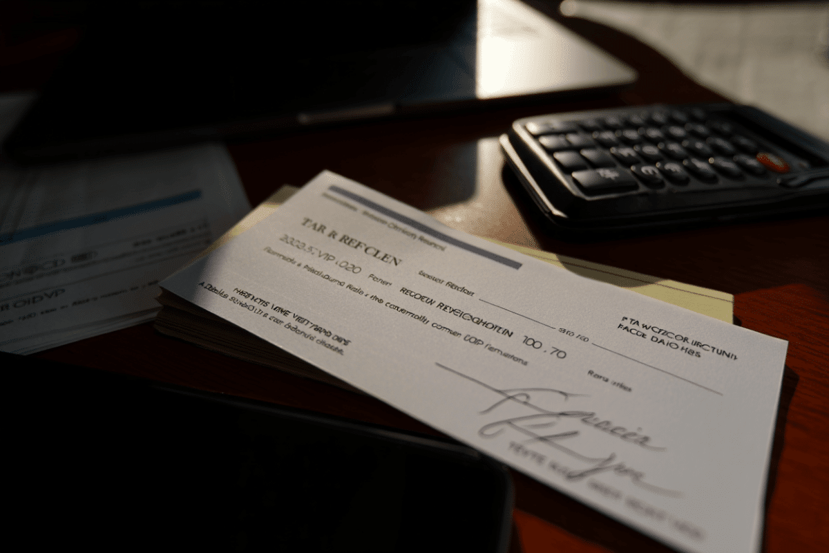 Tax refund checks averaging $3,276 in 2026 filing season