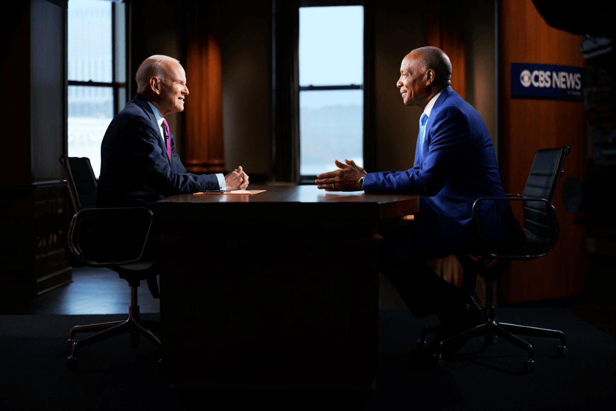 Margaret Brennan hosts Face the Nation with Graham, Crow