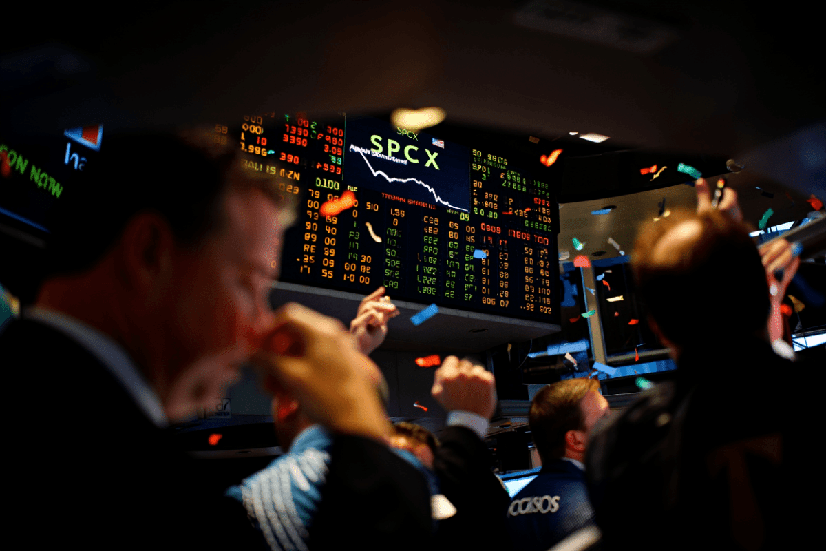 SpaceX stock soars 19% in record $75B IPO debut on Nasdaq