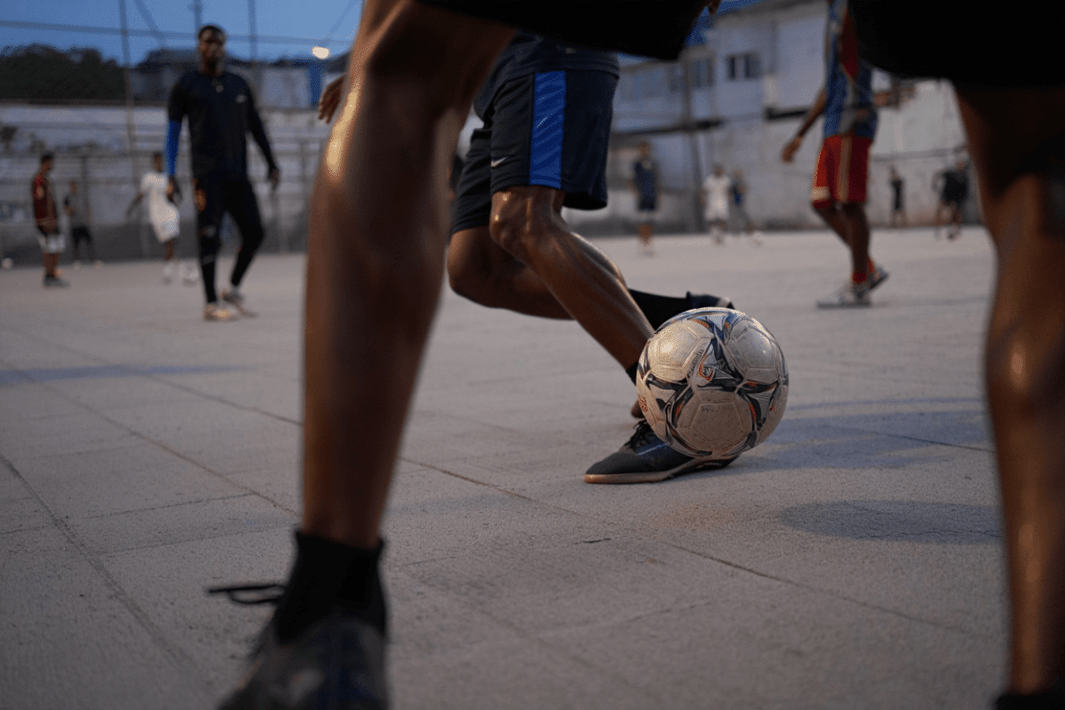 Drogba shows off skills in NYC pickup football match at 48