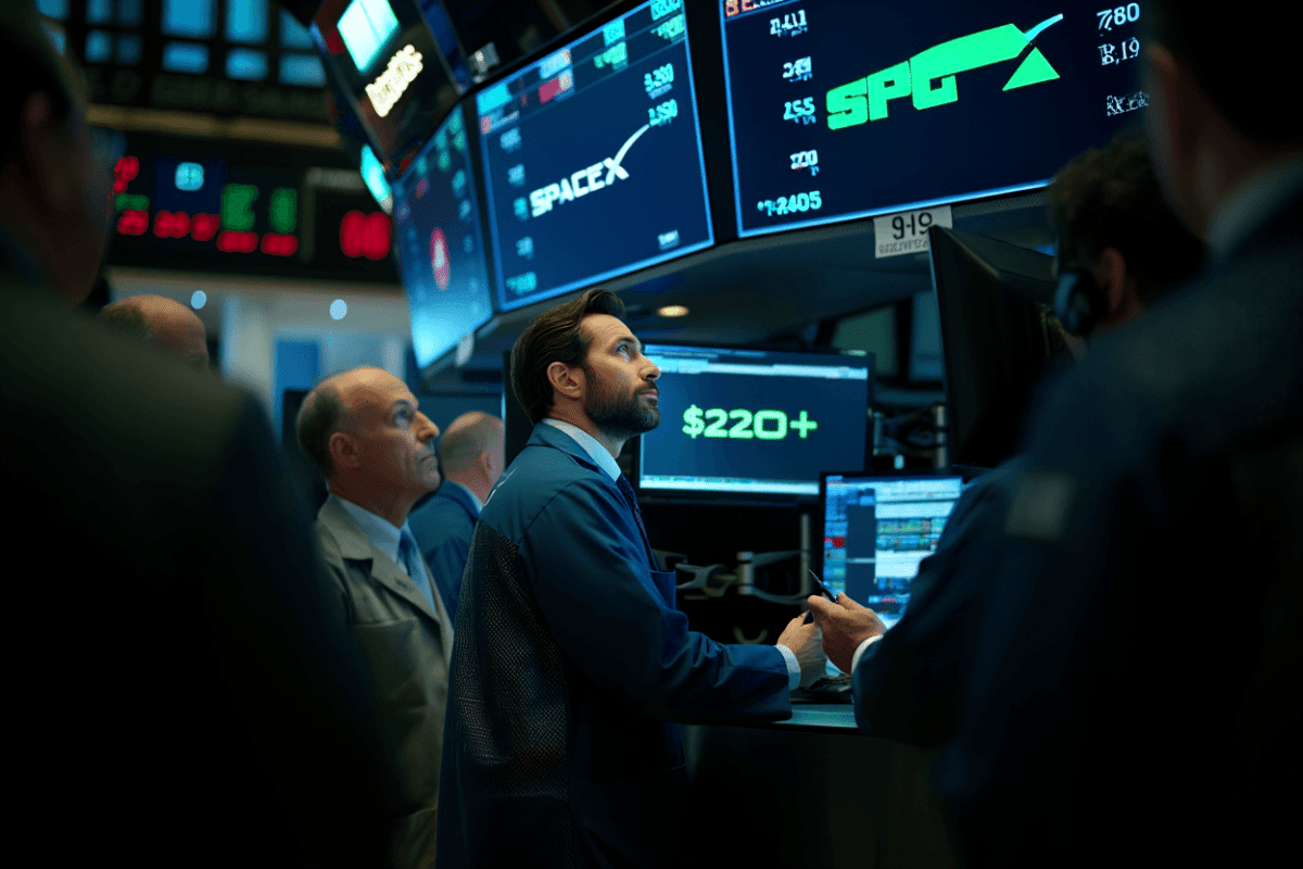 SpaceX stock surges past $220, overtakes Amazon in market cap