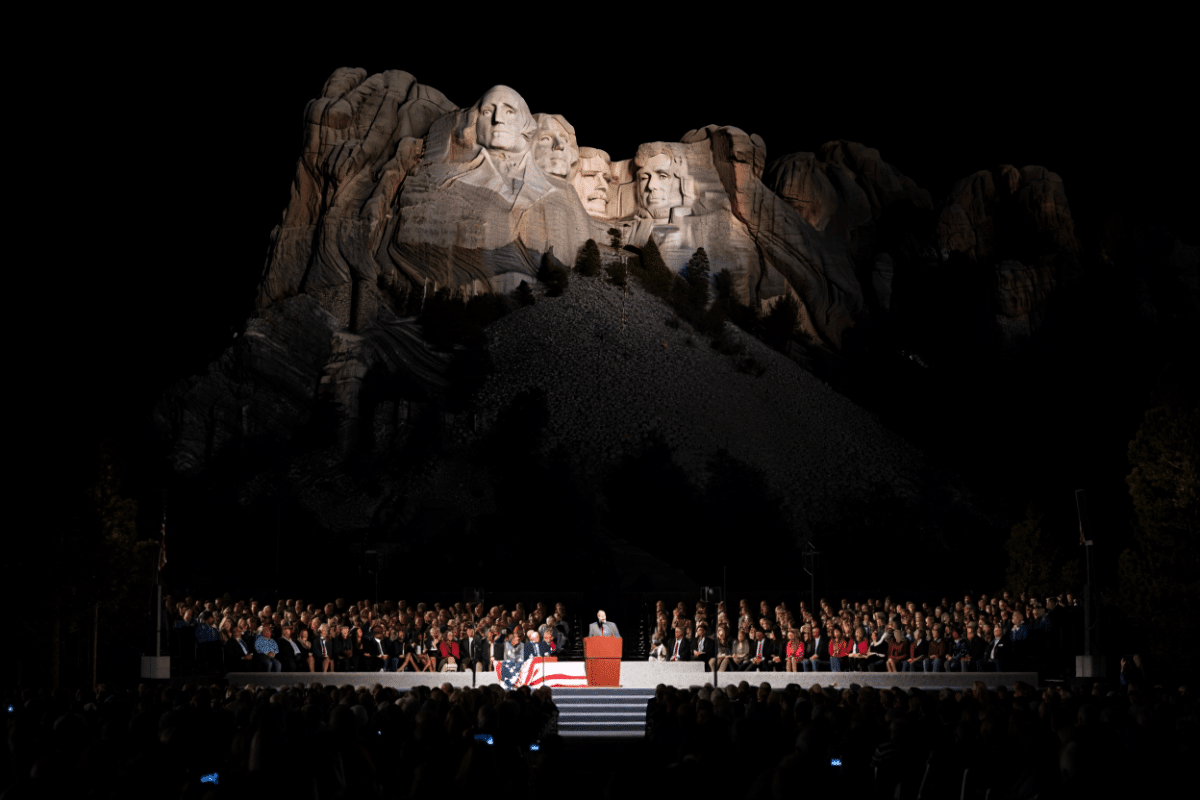 Trump speaks at Mount Rushmore to mark America's 250th birthday