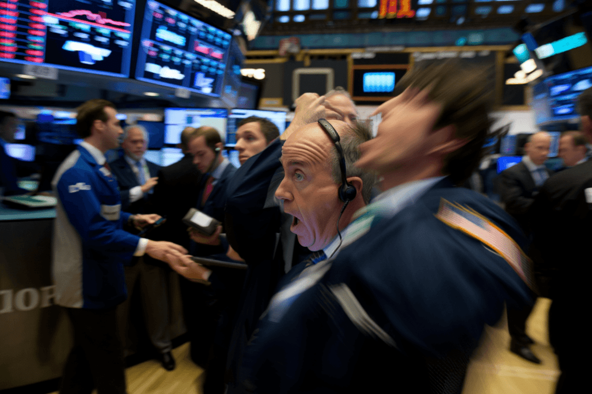 Stock market tumbles as Fed holds rates, Dow drops 1,152 points