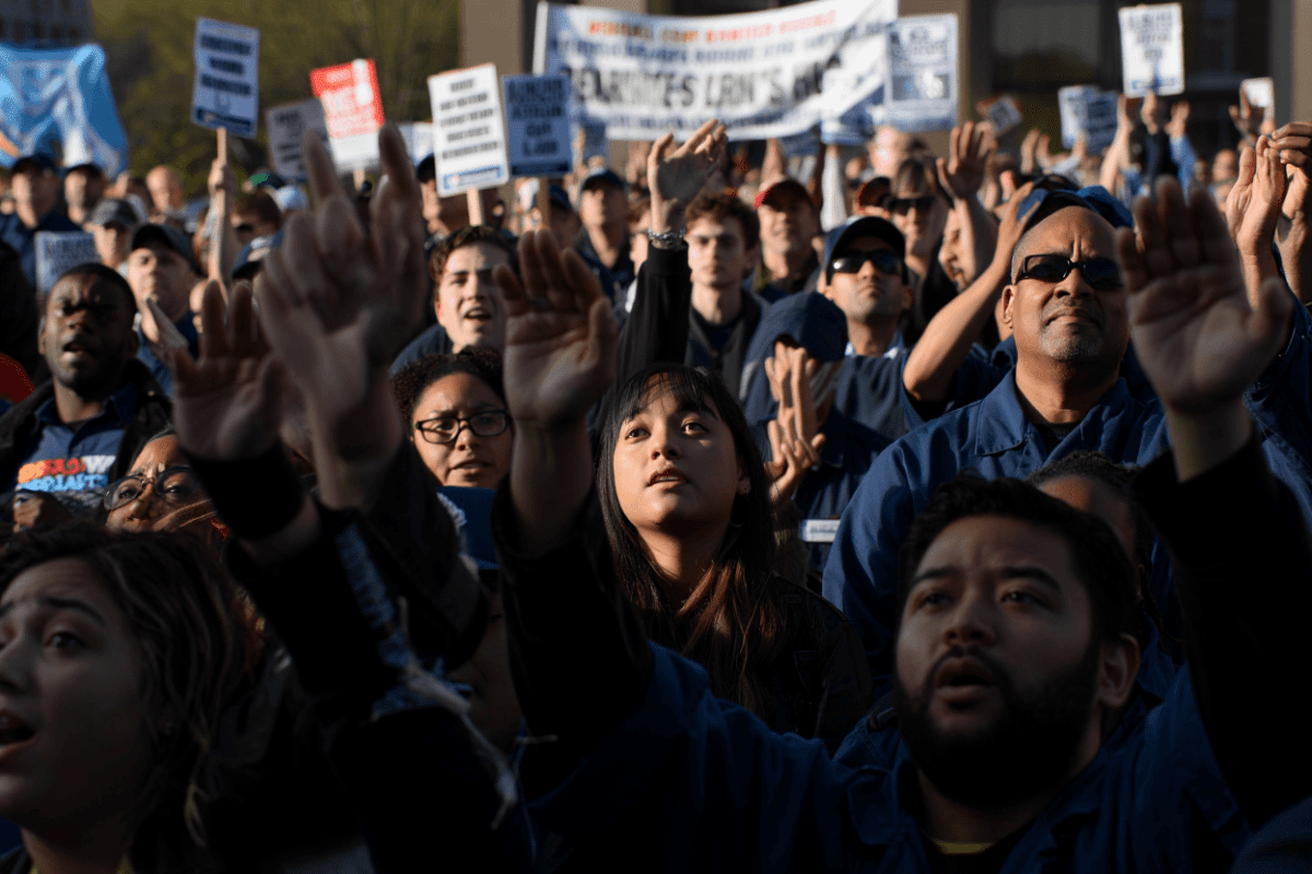 California employees rally at Capitol over return-to-office mandate