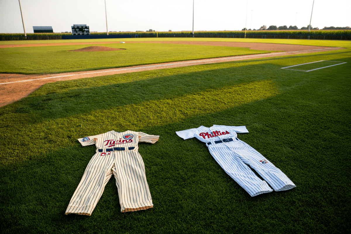 Field of Dreams game uniforms unveiled for Phillies-Twins matchup
