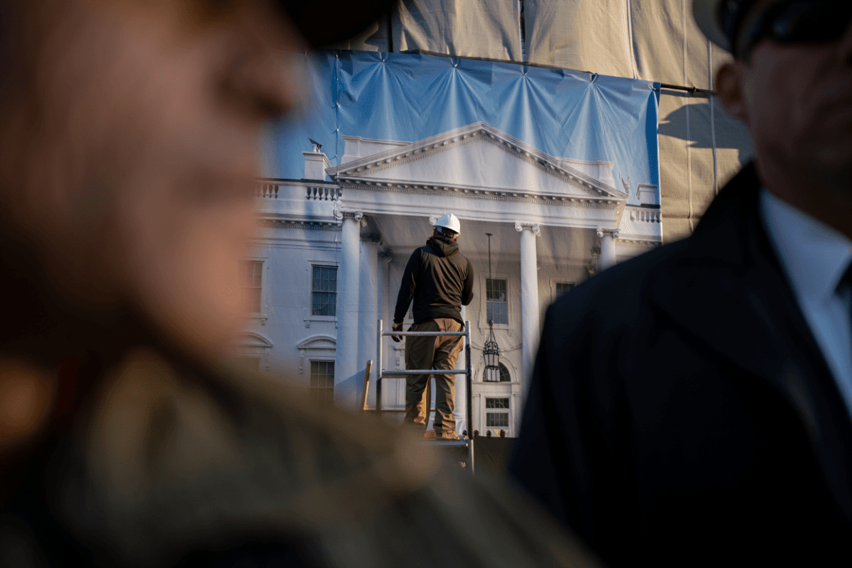 White House upgrades front door with security fortifications at North Portico