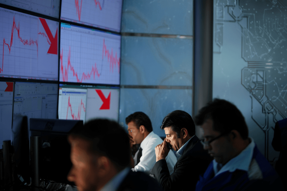 Stock market closes lower as chip stocks slide; S&P 500 falls 1%