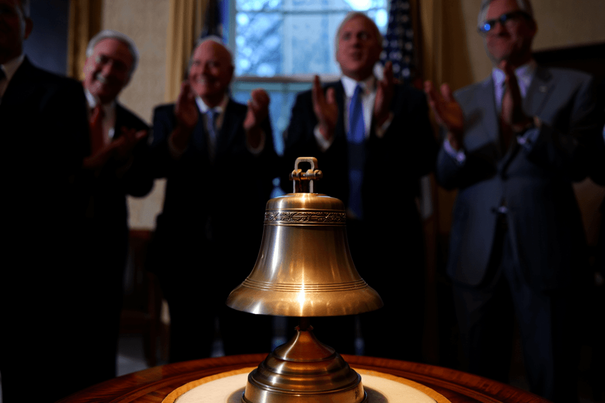 Trump rings opening bell at White House to launch Trump Accounts with CEOs