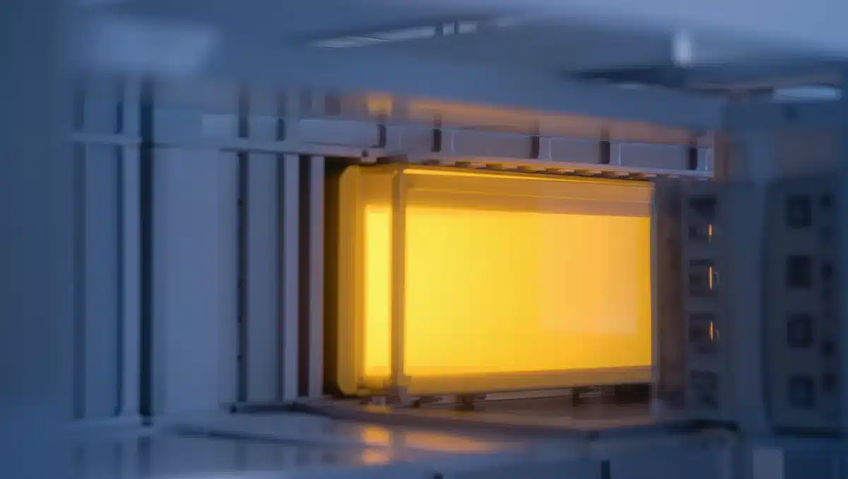 Glowing fuel cell equipment in a data center environment | fuel cell power generation