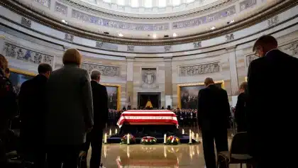 Capitol honors Lindsey Graham as senator lies in state before funeral