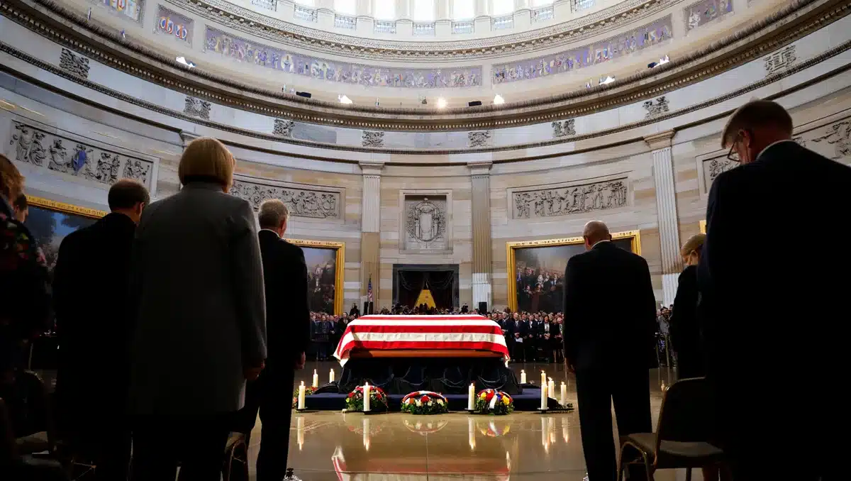 Capitol honors Lindsey Graham as senator lies in state before funeral
