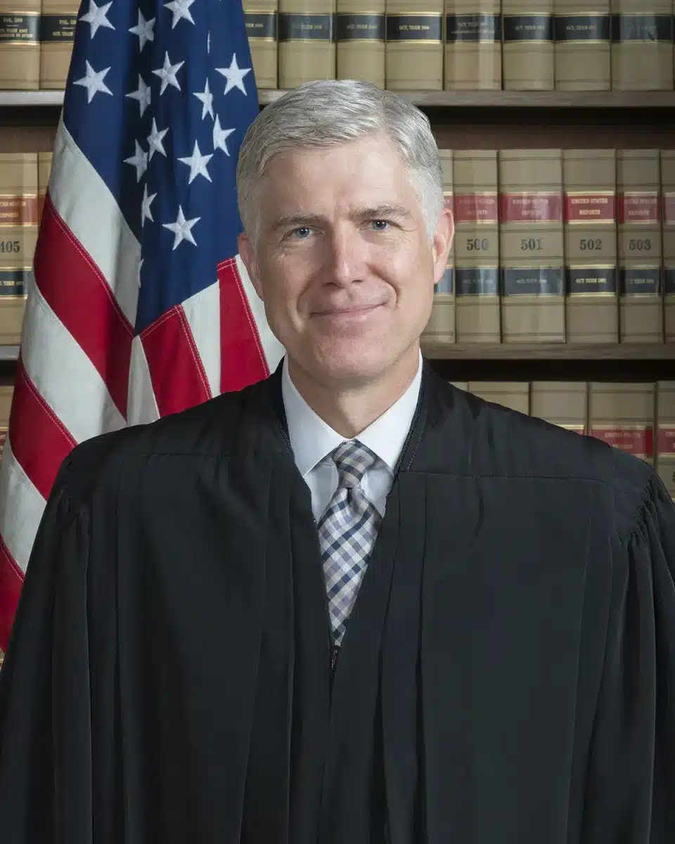 Gorsuch stresses justices' love of country at Reagan Forum