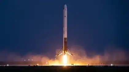 SpaceX launches Falcon 9 with classified spy satellite from Cape Canaveral