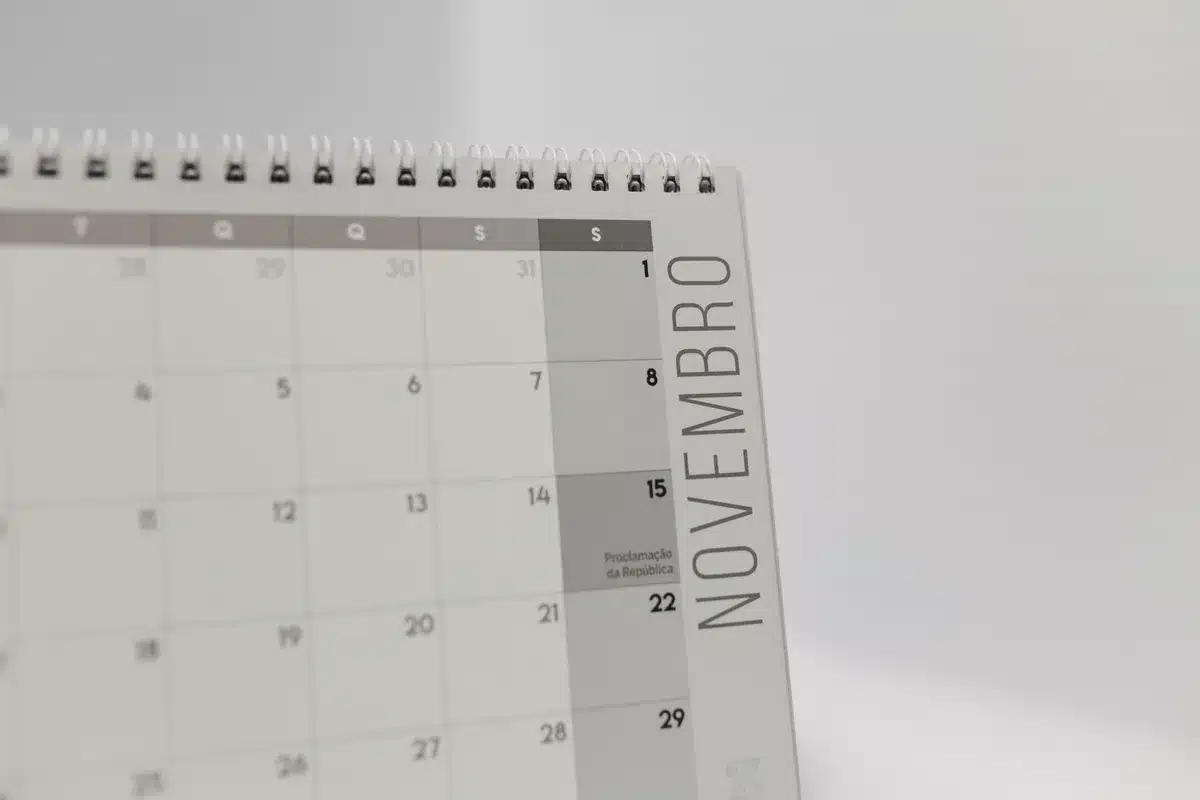 Calendar page showing August 2026 highlighted in red, with a padlock icon transitioning to an open position, symbolizing share unlock timing