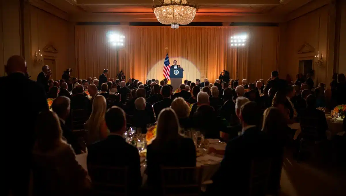 Trump delivers rambling speech at rescheduled White House correspondents' dinner