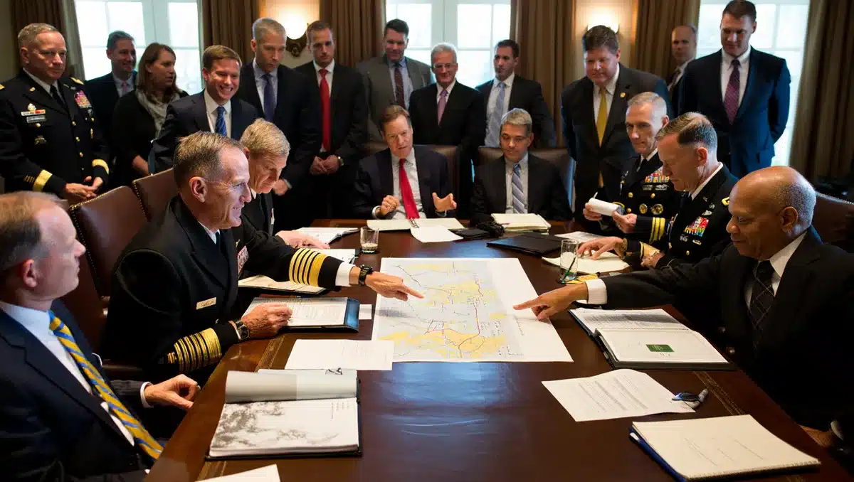 Trump warns Iran is being 'decimated' at Camp David Cabinet meeting