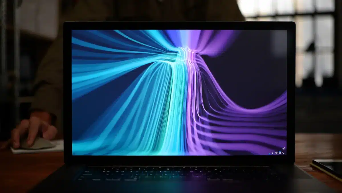 A glowing AI model interface displaying neural network pathways and data streams, abstract blue and purple light, representing frontier-tier large language model technology | AI neural network visualization