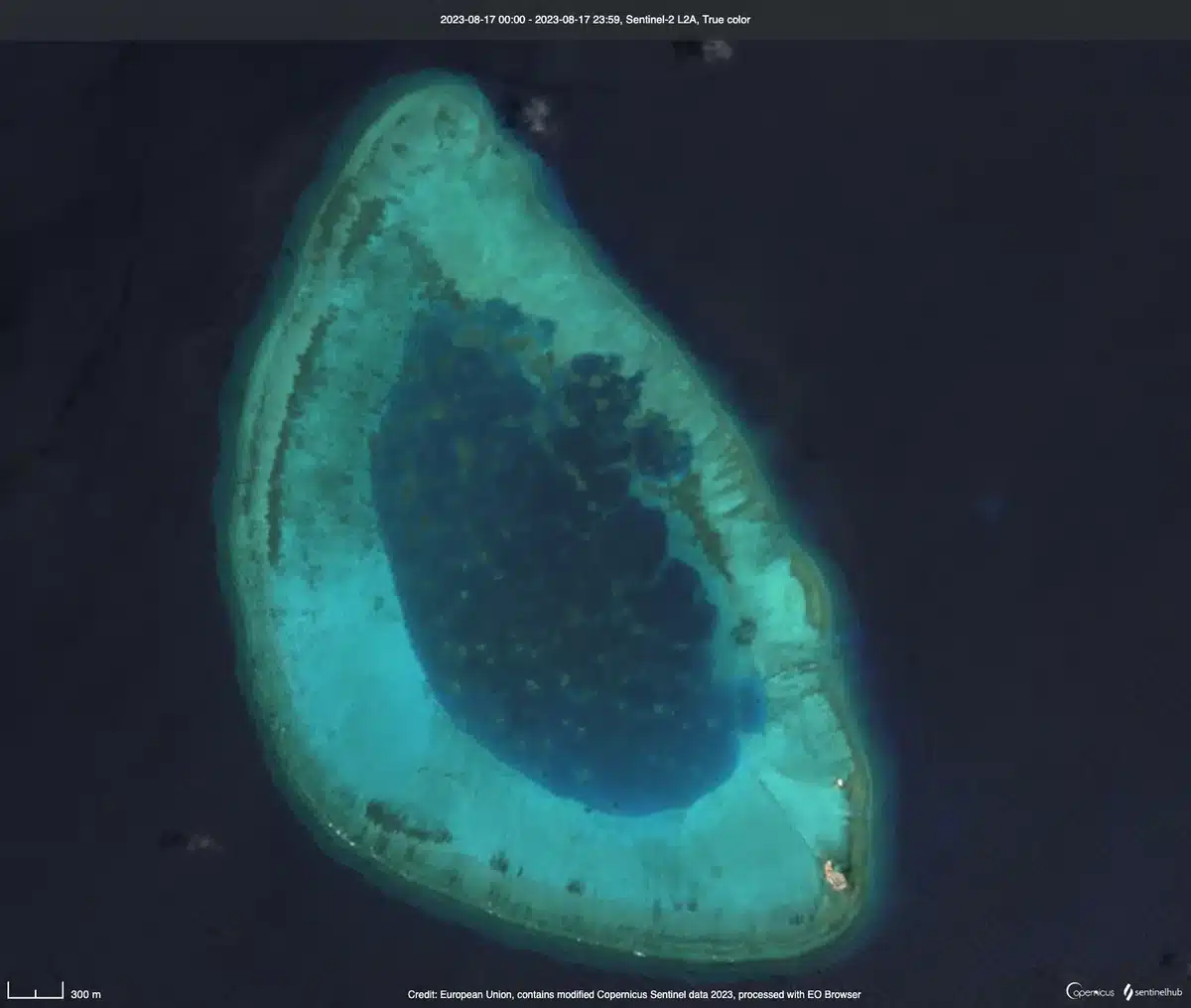Artificial reef transforms into 1,500-acre military island as China completes first