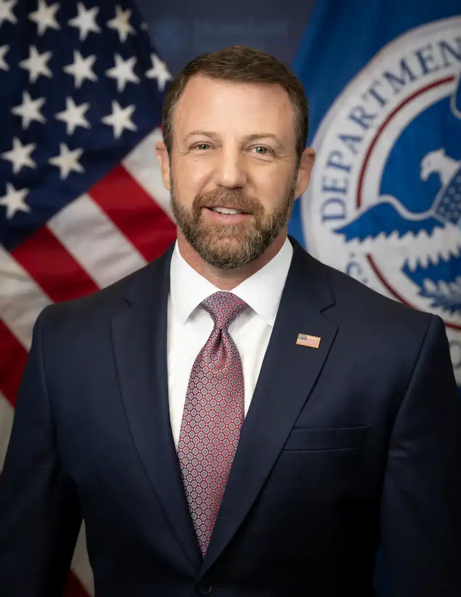 DHS Secretary Mullin tours border wall in Texas, meets agents