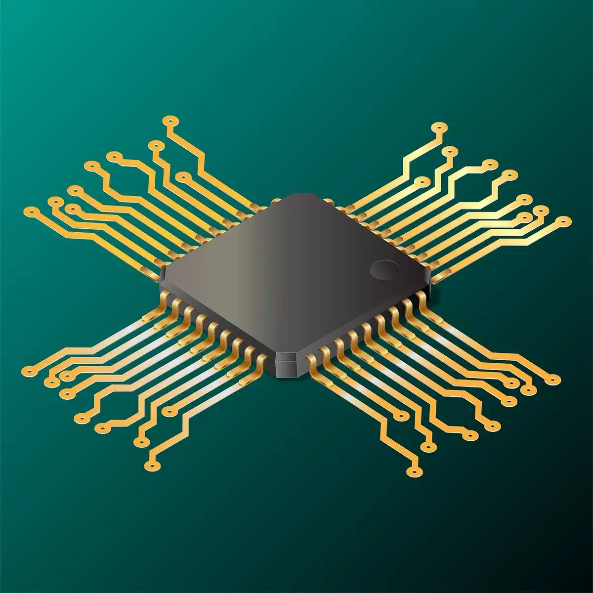 A quantum processor chamber with cryogenic cooling systems, complex circuit pathways glowing under precision lighting, representing the infrastructure required for error-corrected quantum computing