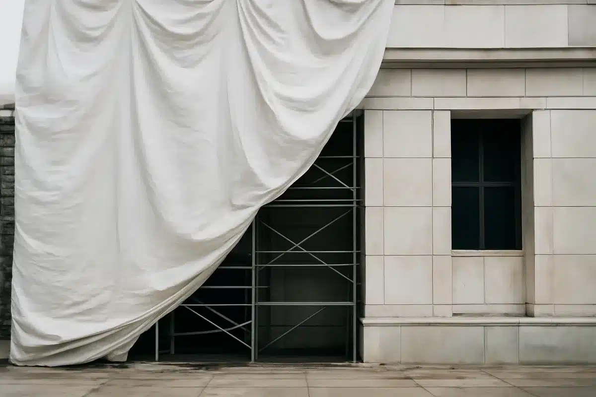 Kennedy Center tarp stays up until Sept. 8, new filing shows