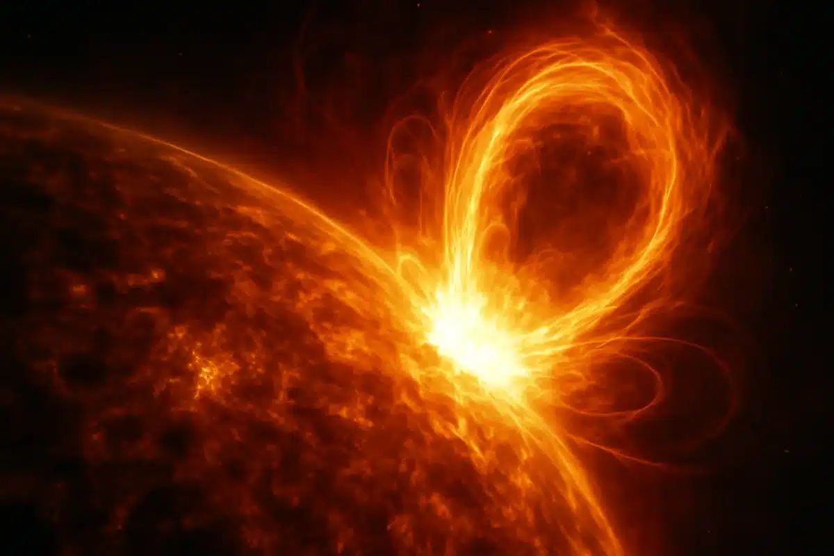 M6.9 solar flare erupts from sun, CME headed toward Earth