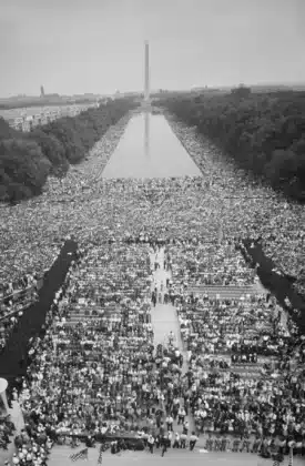 Thousands march in Washington to defend voting rights amid civil rights rollbacks