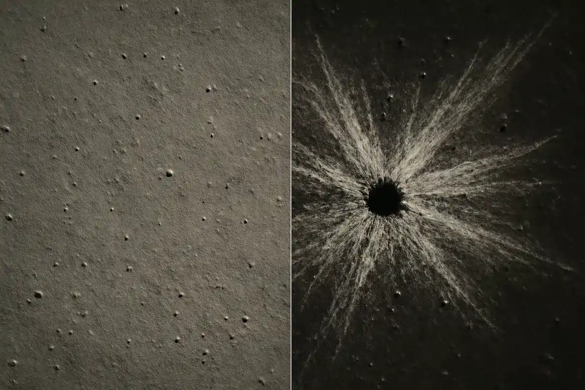 NASA captures sharpest images yet of moon crater from SpaceX rocket impact