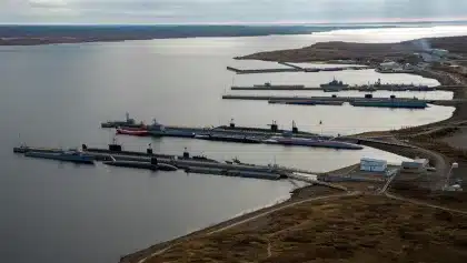 Russia expands anti-drone nets over submarines at Pacific base 4,500 miles from