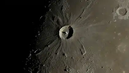 SpaceX rocket crashes into moon at 5,400 mph, creates new crater